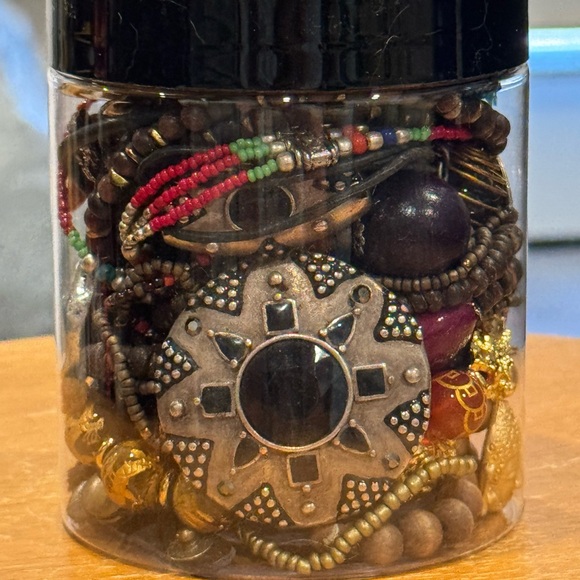Mystery jewelry jar - Boho themed jar - Picture 1 of 4